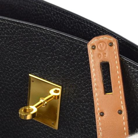 hermes kelly sports gm|HERMES Kelly Sport GM Black Ardennes Leather Gold .